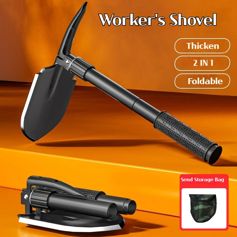 IronMaster Heavy Duty 3-in-1 Tactical Survival Shovel